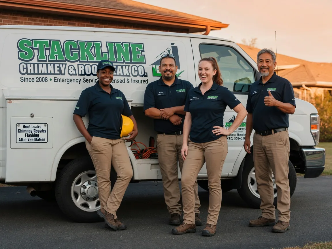 Chimney flashing repair company in Crandall, TX